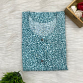 Full Open Cotton Nighty, Free Size, Short Sleeve Sleepwear in Softest Cotton Fabric (Bra size 34-38 | 54″-56″ length)